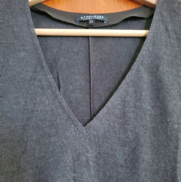 Strenesse Gabriele Strehle Wool Blend Gray Dress 4 - Picture 4 of 9